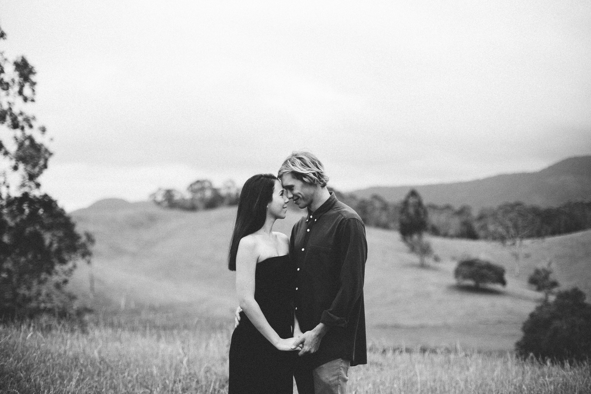 couple photo in Murwillumbah black and white