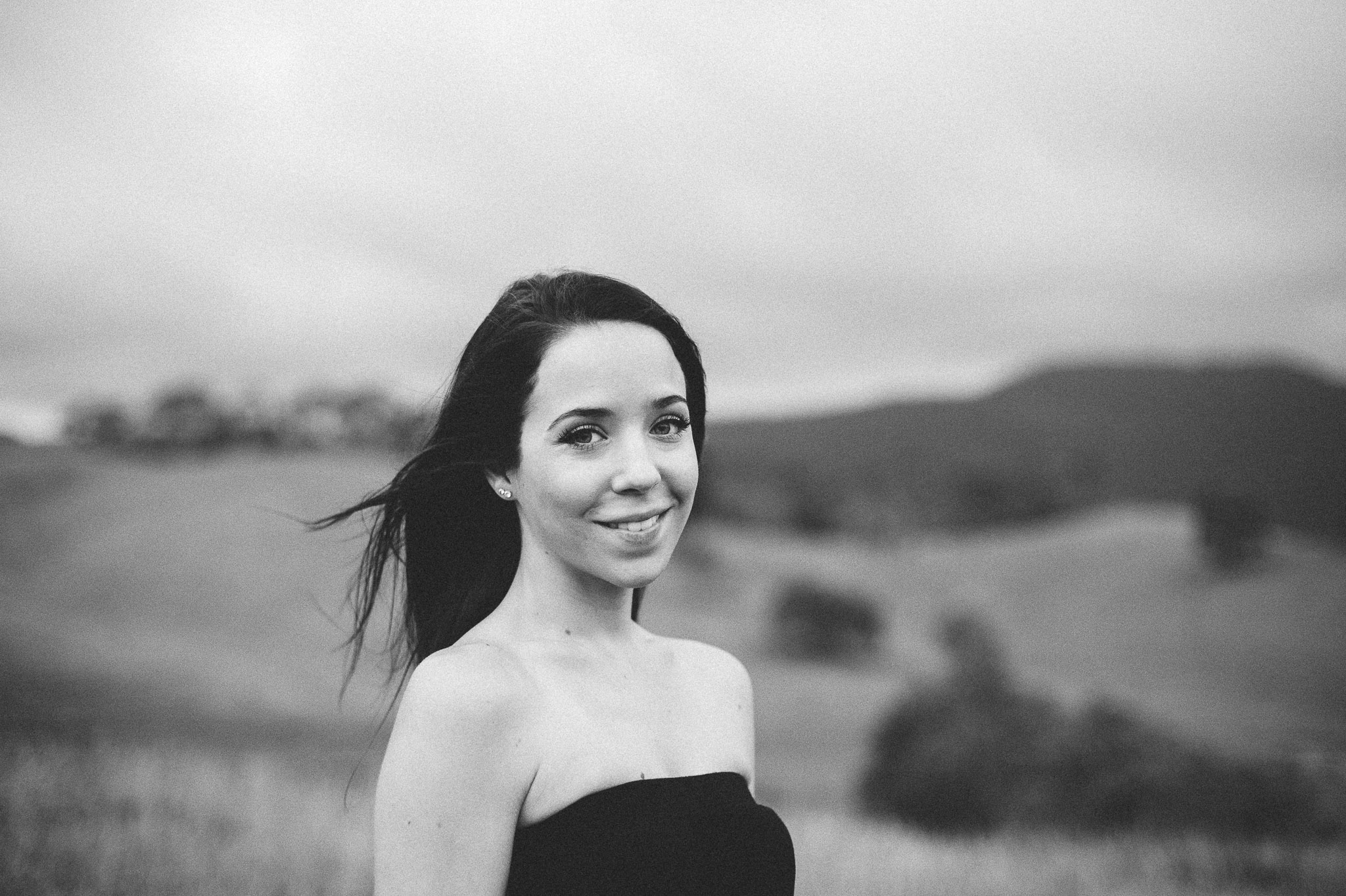 her portrait beautiful smiles