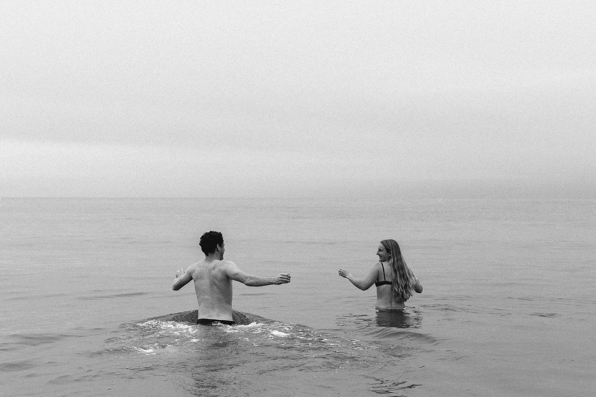 morning swim in south devon