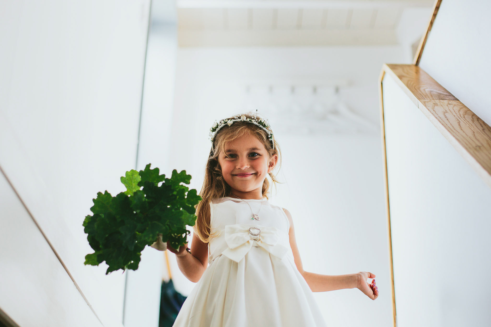 flower girl wedding in england