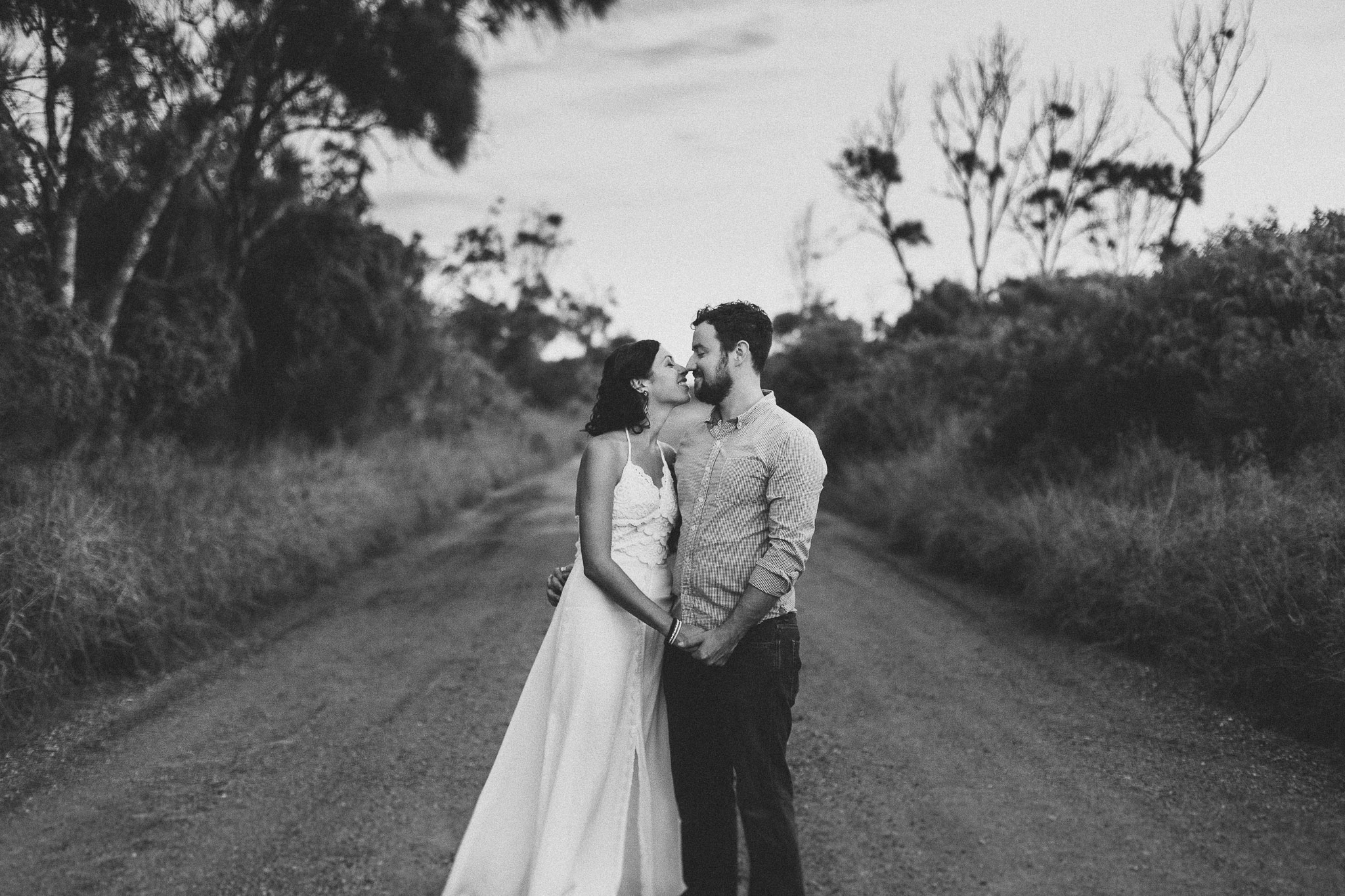 Fingal beach engagement couple photo shoot
