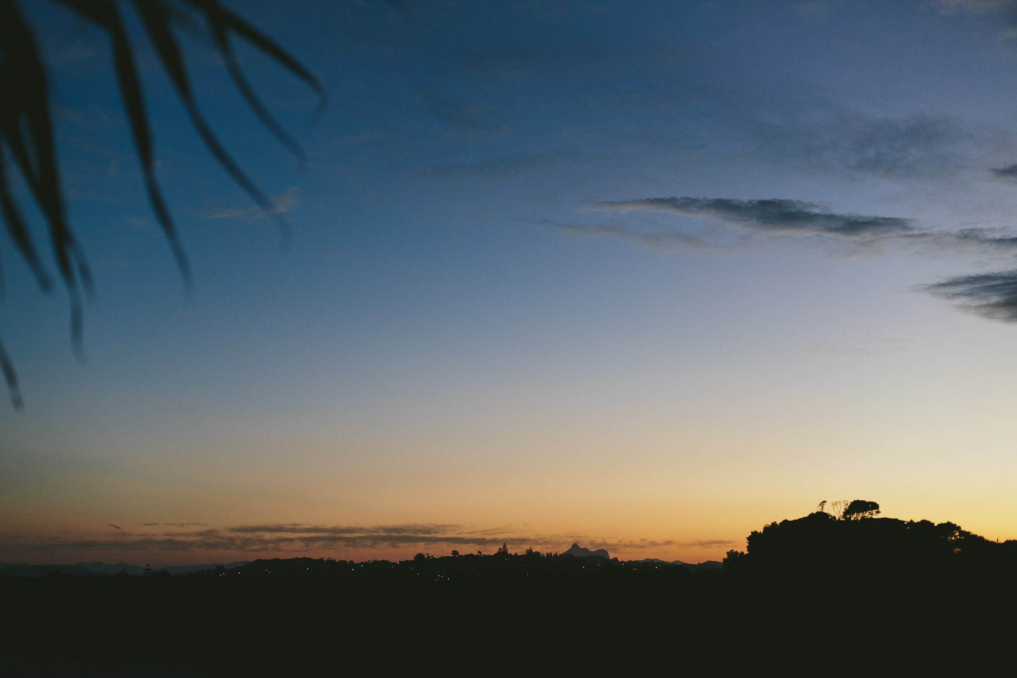 Mt Warning sunset Fingal headland
