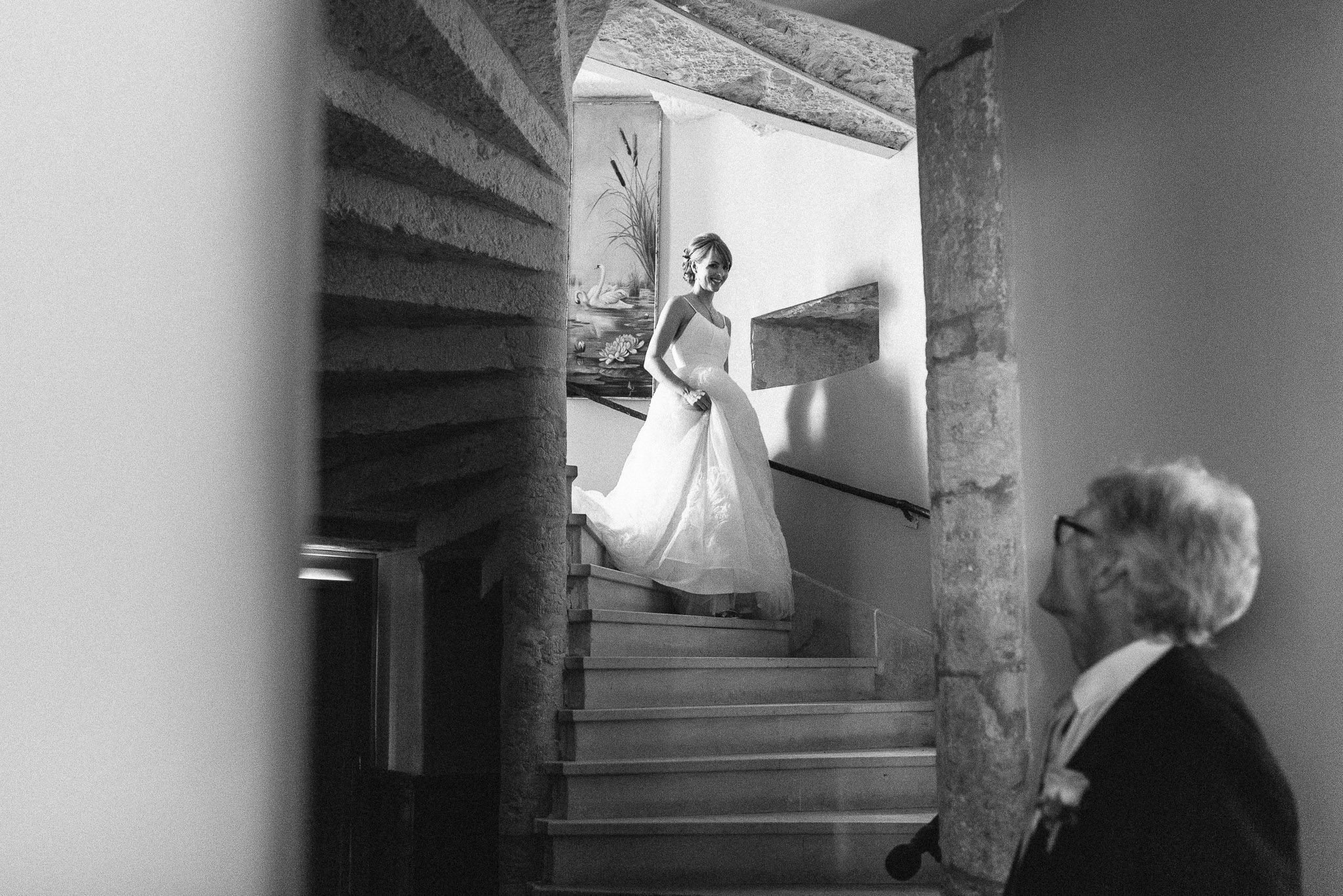 French professional wedding photographer father and daughter