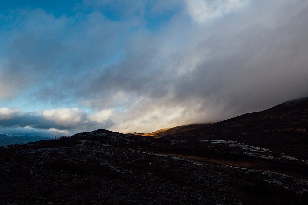 Landscape in Sweden lapland