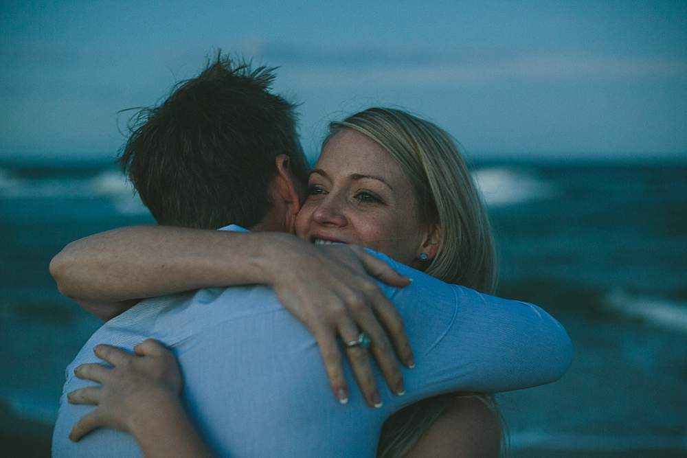 Engagement photo session on Beach Australia