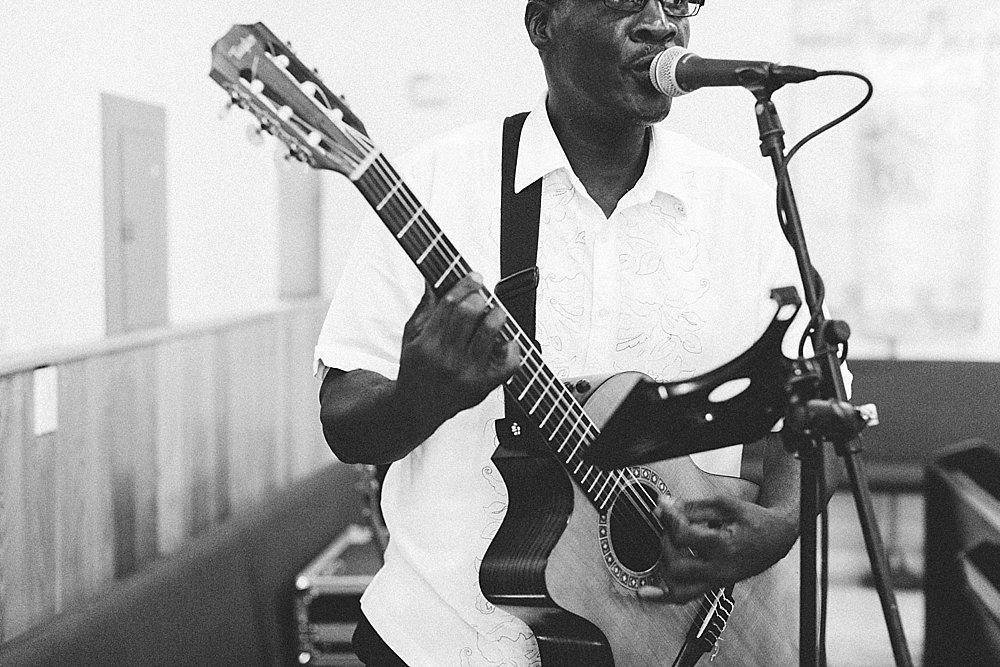 Bahamian wedding church musician
