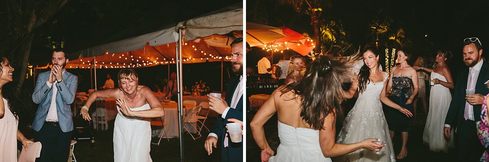 Bahamian wedding party