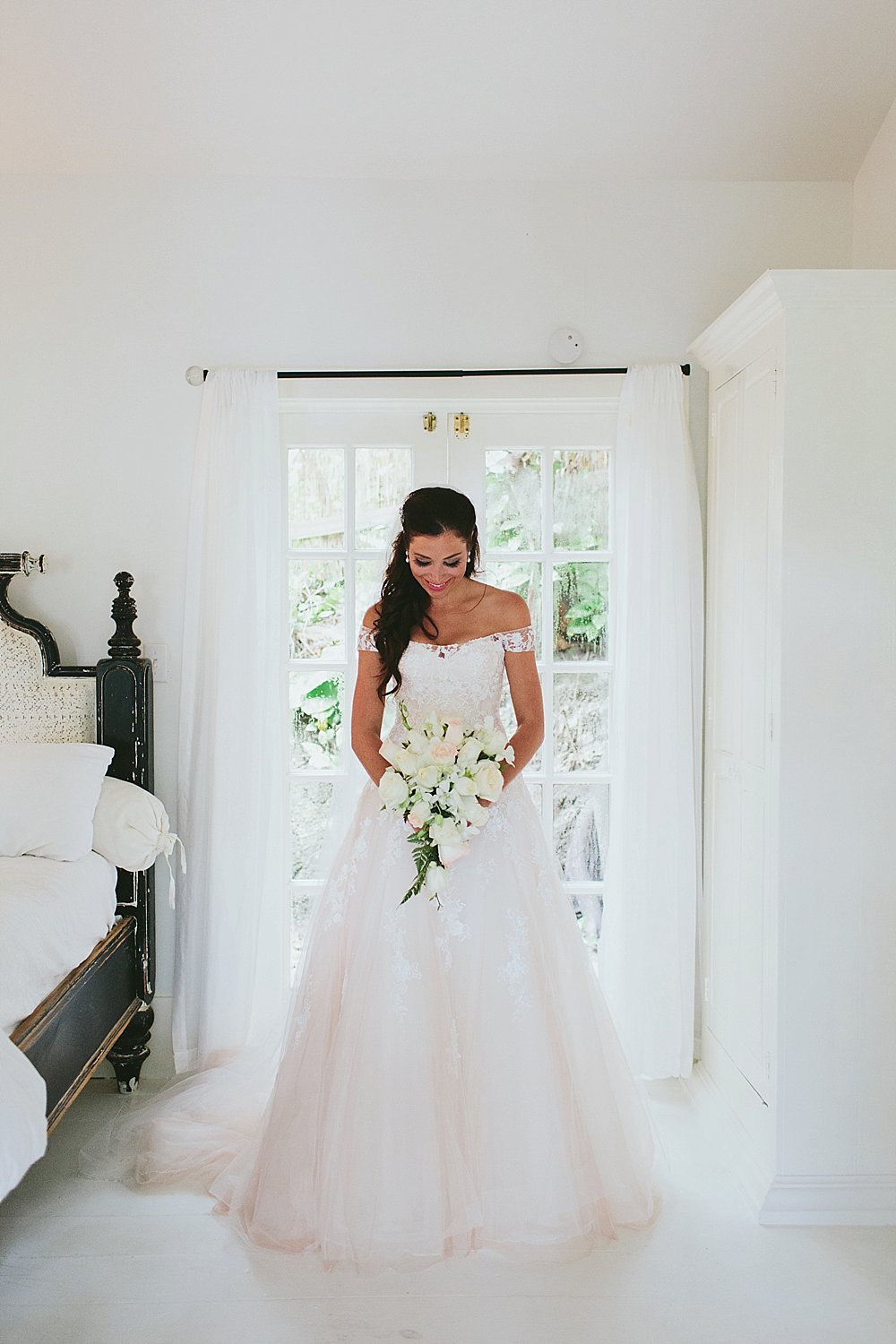 Bahamian bride portrait photo