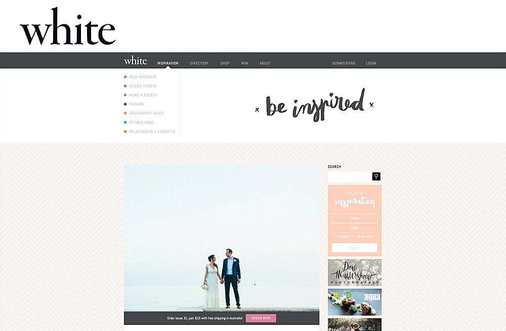 White feature Siobhan & Danny