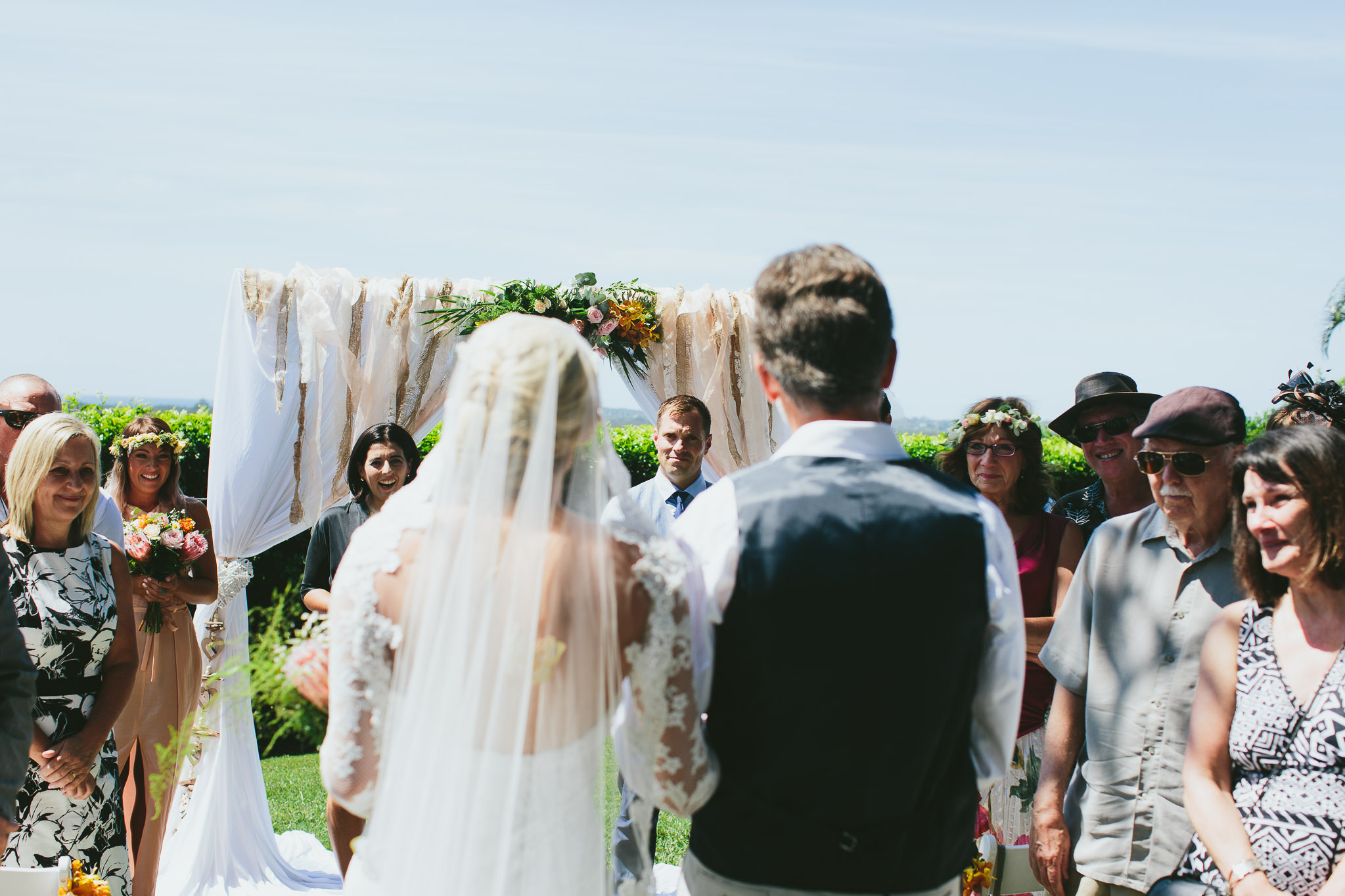 Byron Bay weddings groom ceremony
