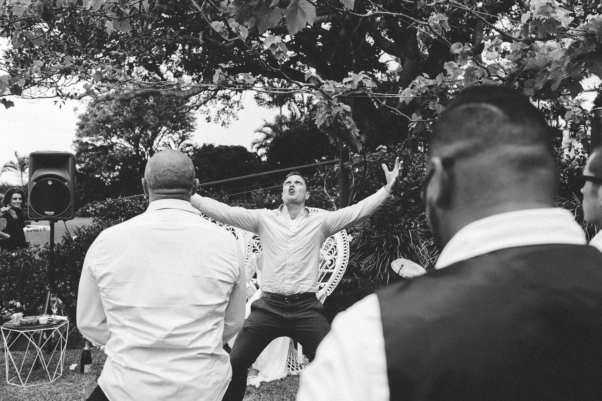Byron Bay weddings amazing Haka ceremony