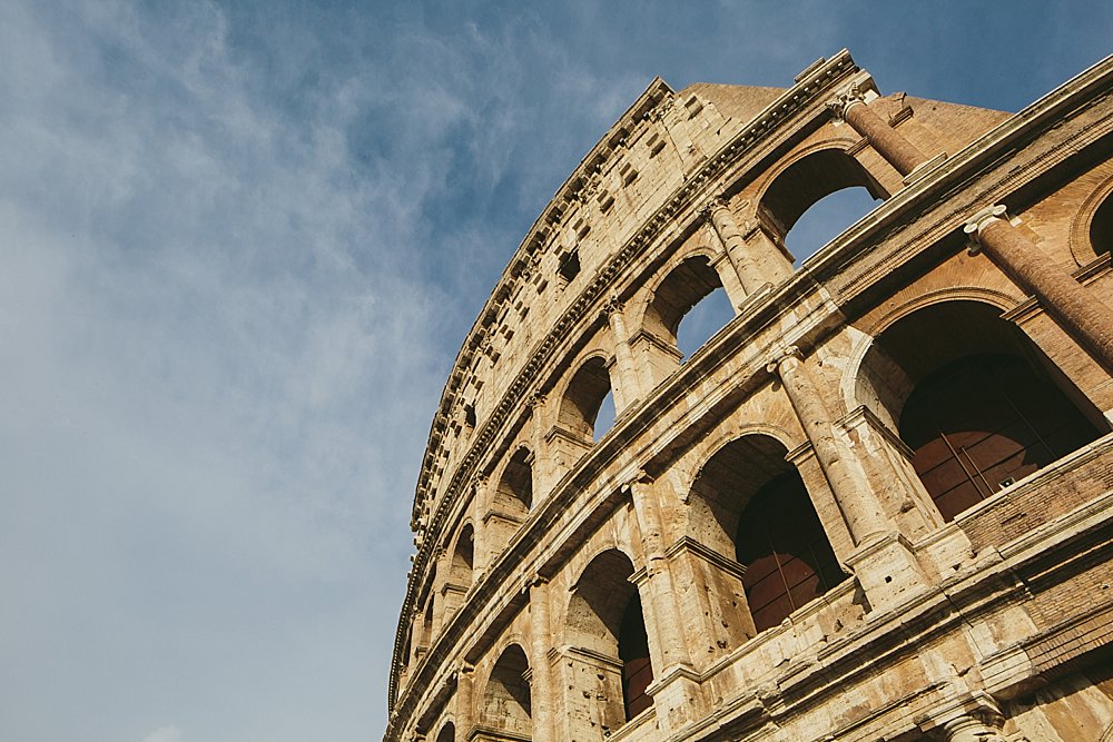 Rome wedding coliseum