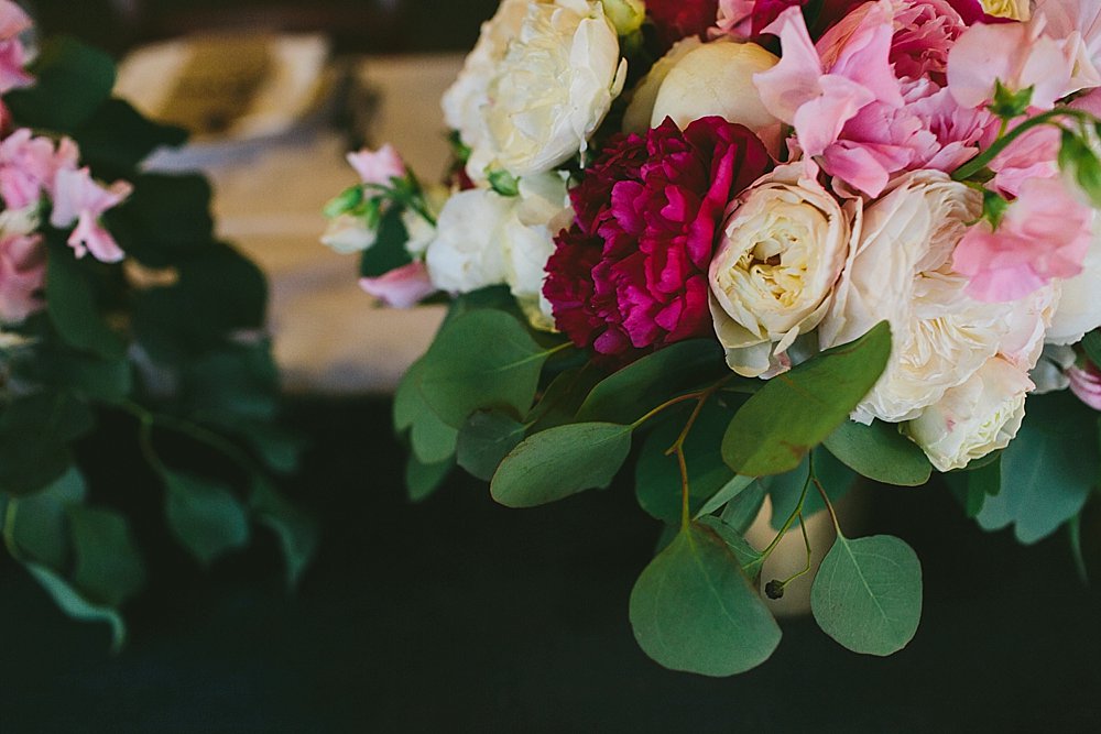 Positano wedding flowers
