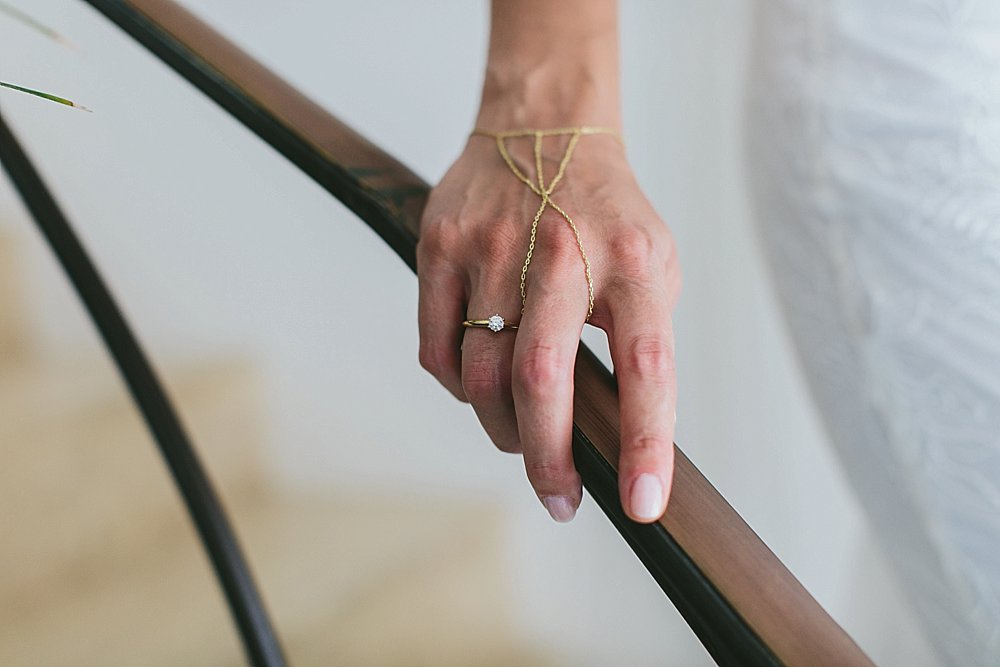 Positano wedding bride hands