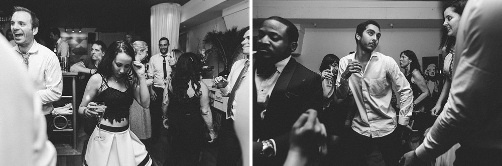 Bristol wedding guest dancing