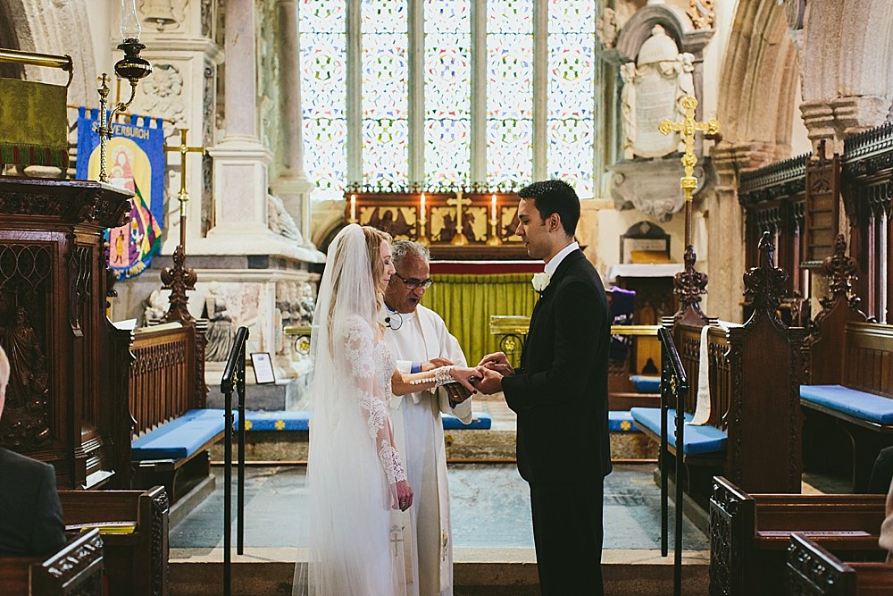 Bristol wedding exchange of the rings