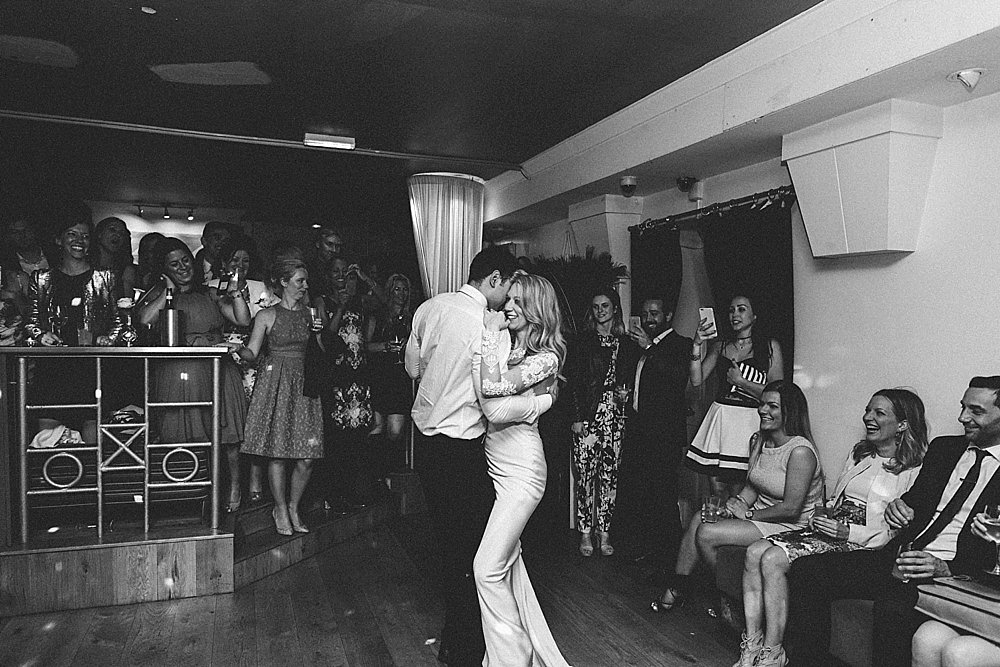 Bristol wedding bride and groom first dance