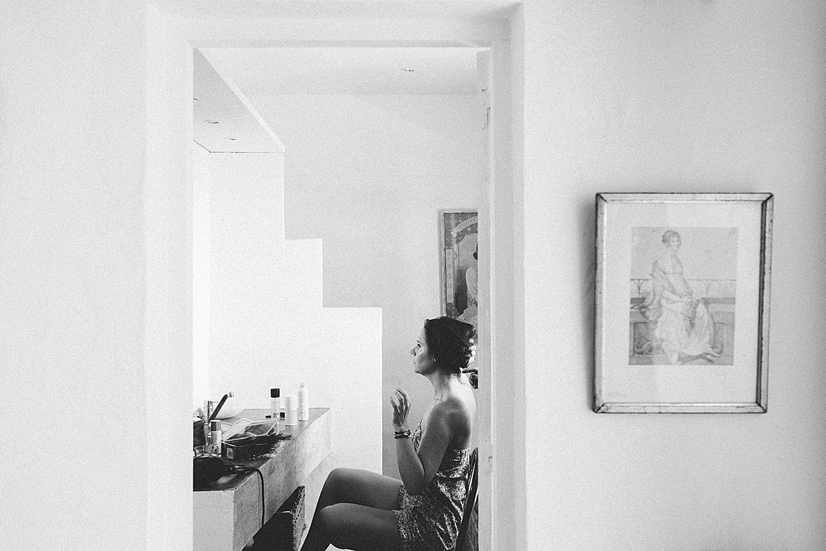 wedding preparations - Hair and makeup