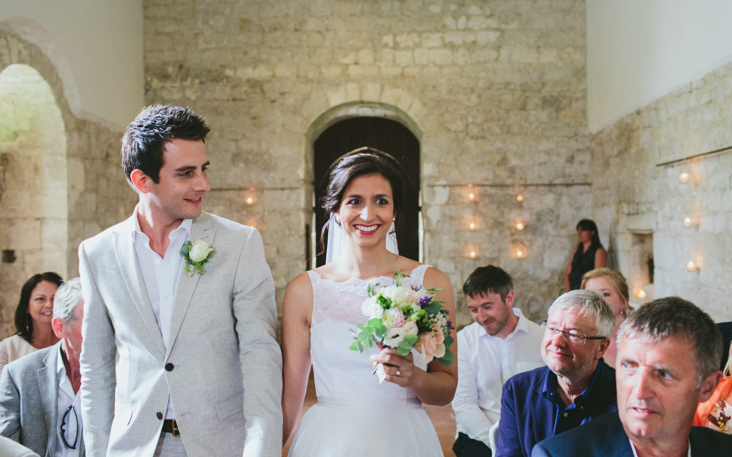 walking down the aisle Lot-et-Garonne wedding