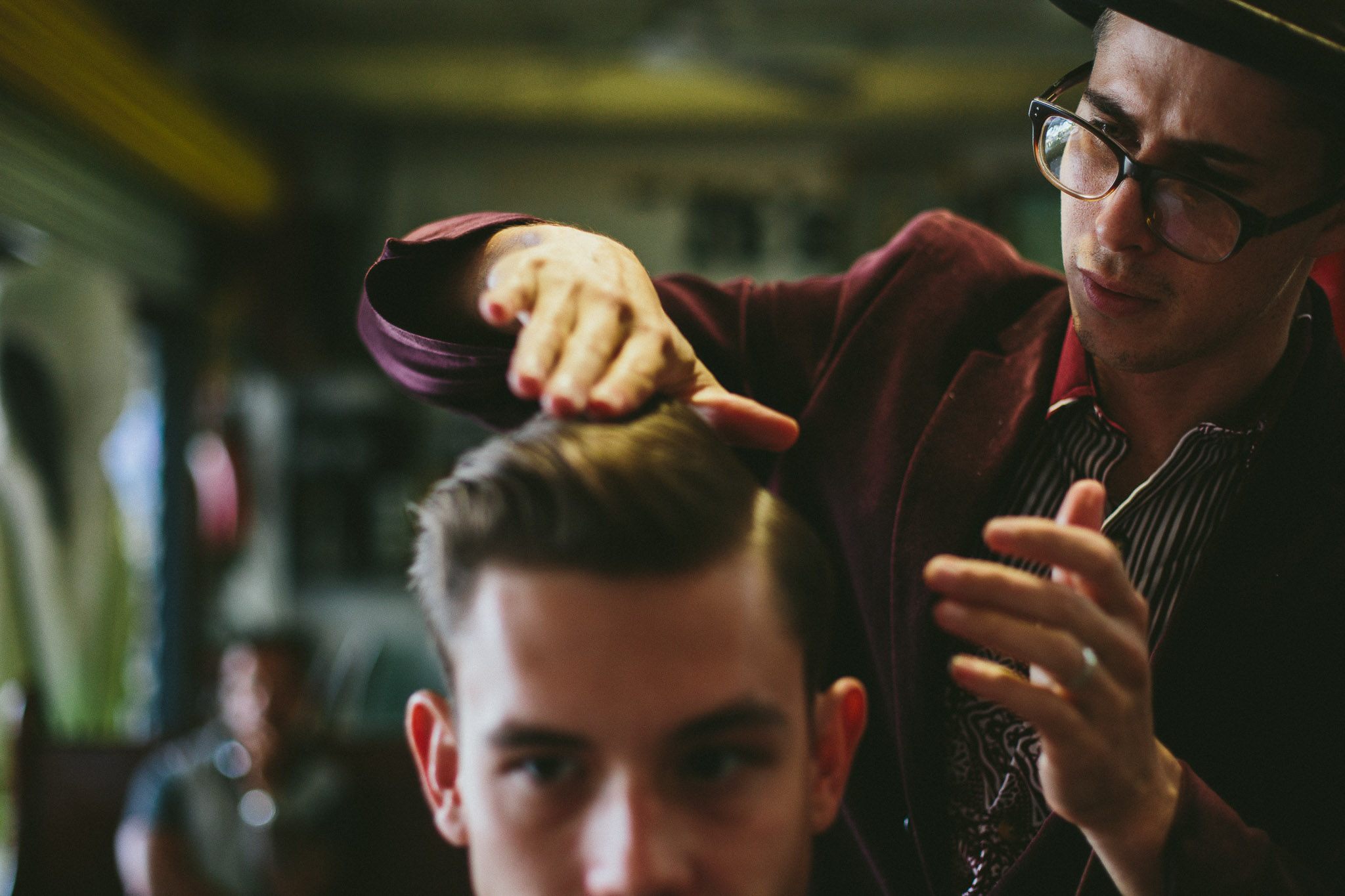 Talented and creative barber 