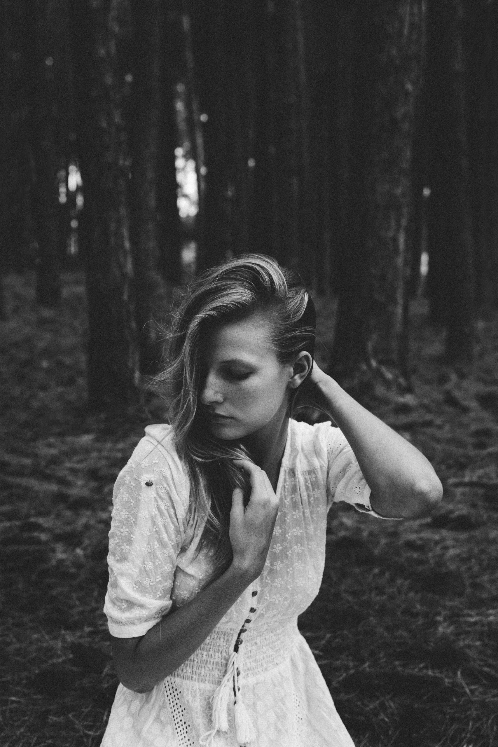 portraits in the woods