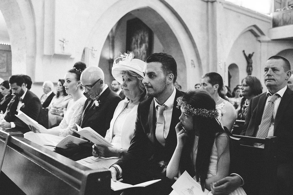 family of the groom church wedding