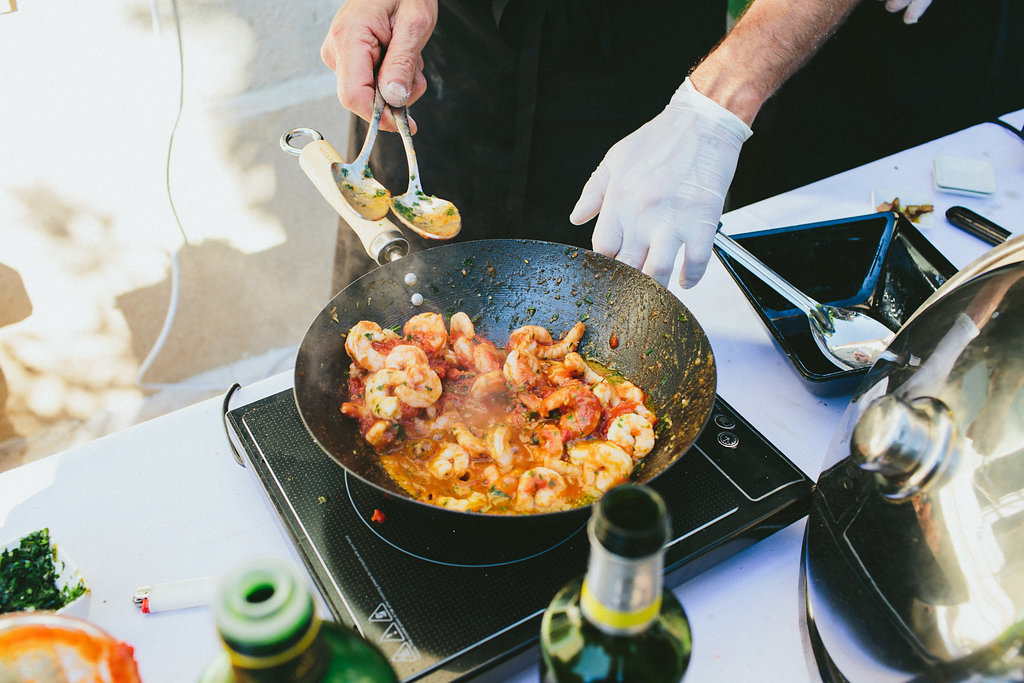 wedding food Provence French Wedding