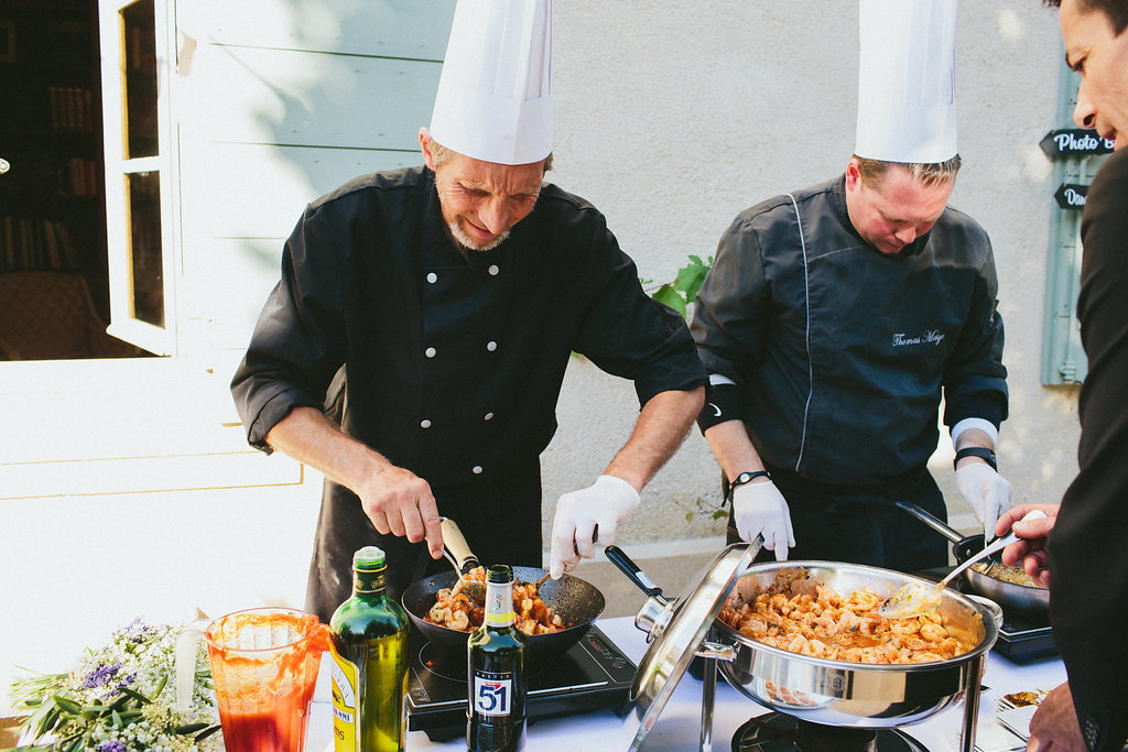 wedding chef Provence French Wedding