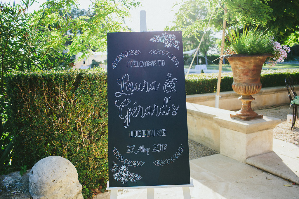 Provence wedding beautiful DIY wedding props