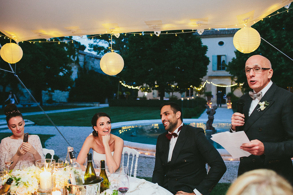 father of the bride speech Provence French Wedding
