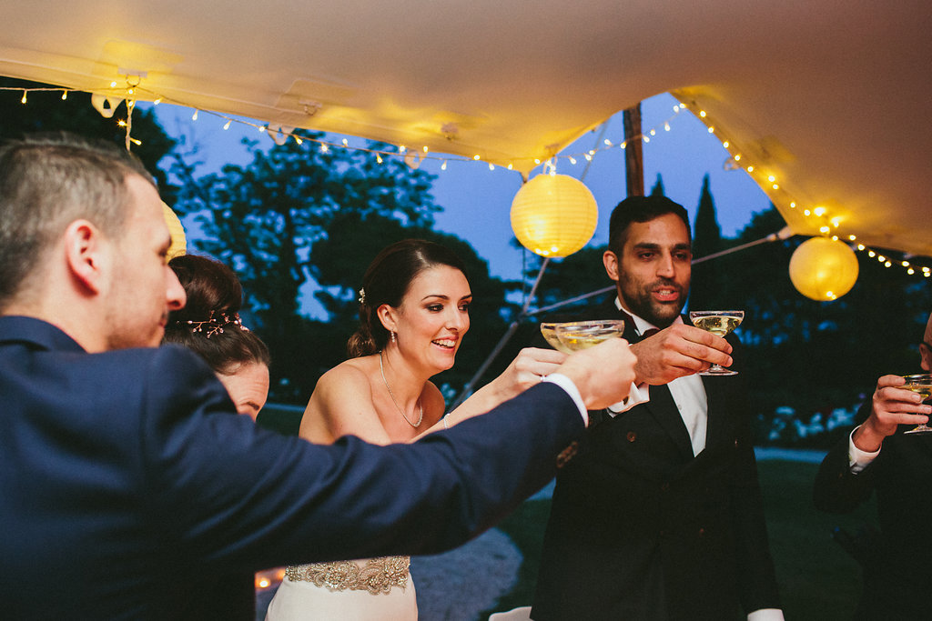 Provence French Wedding speech toast