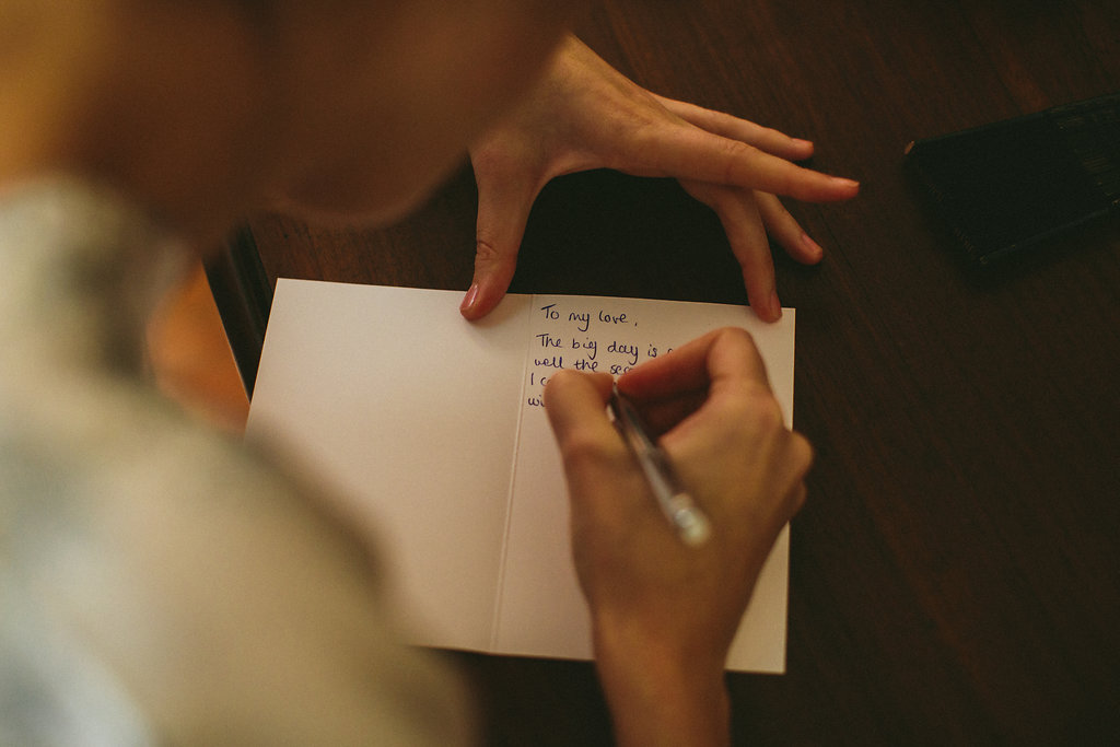 Provence wedding brides vows 