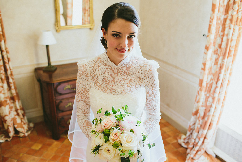 Provence wedding gorgeous bride portraits