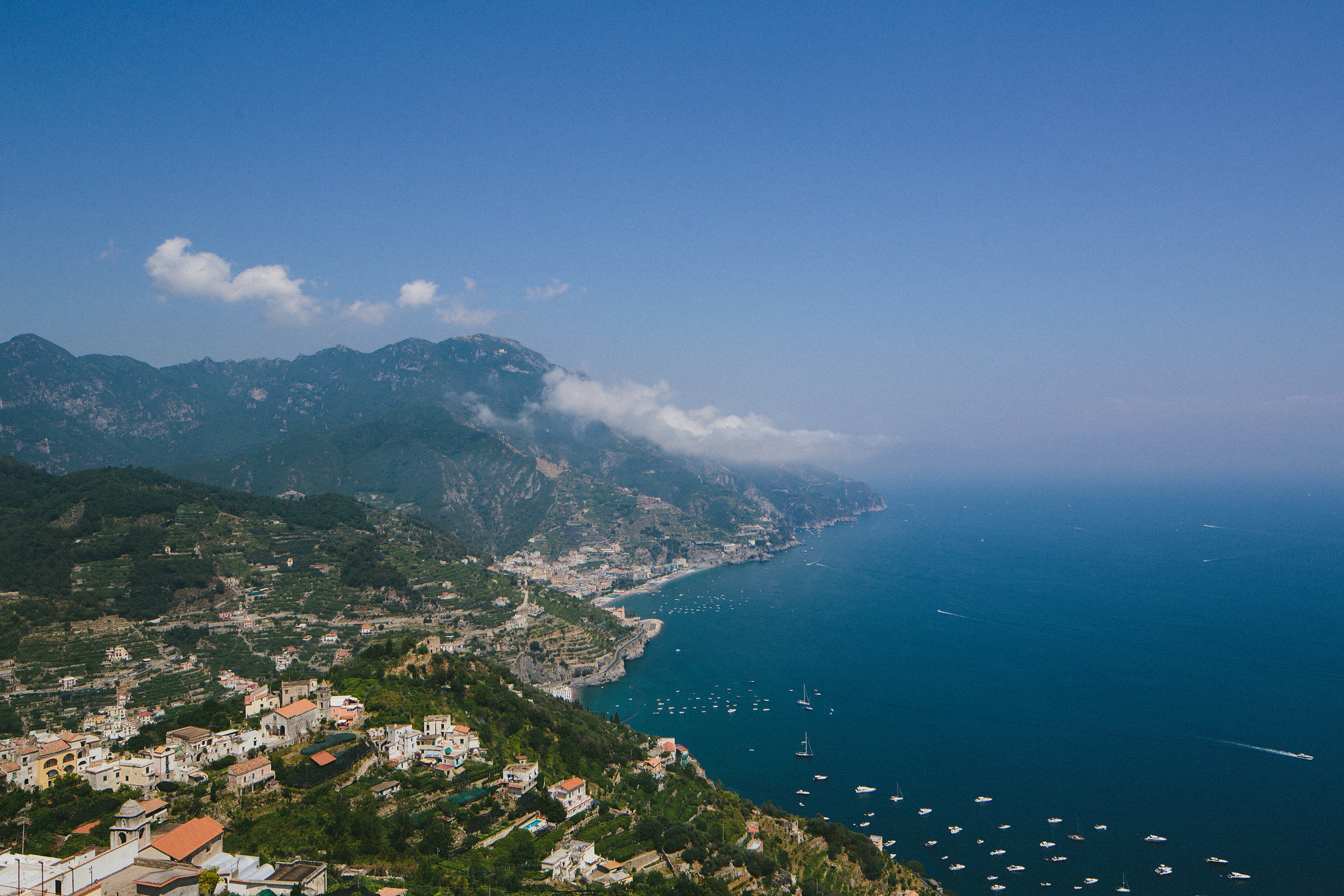 Italian weddings Ravello views to the ocean