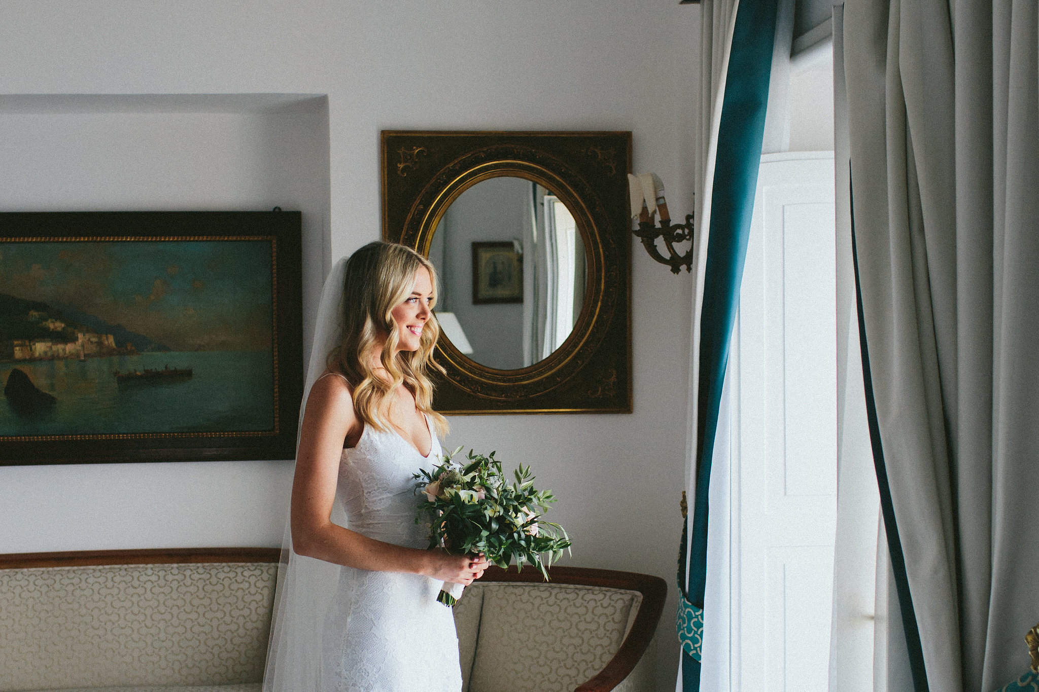 bride portraits destination wedding Italy