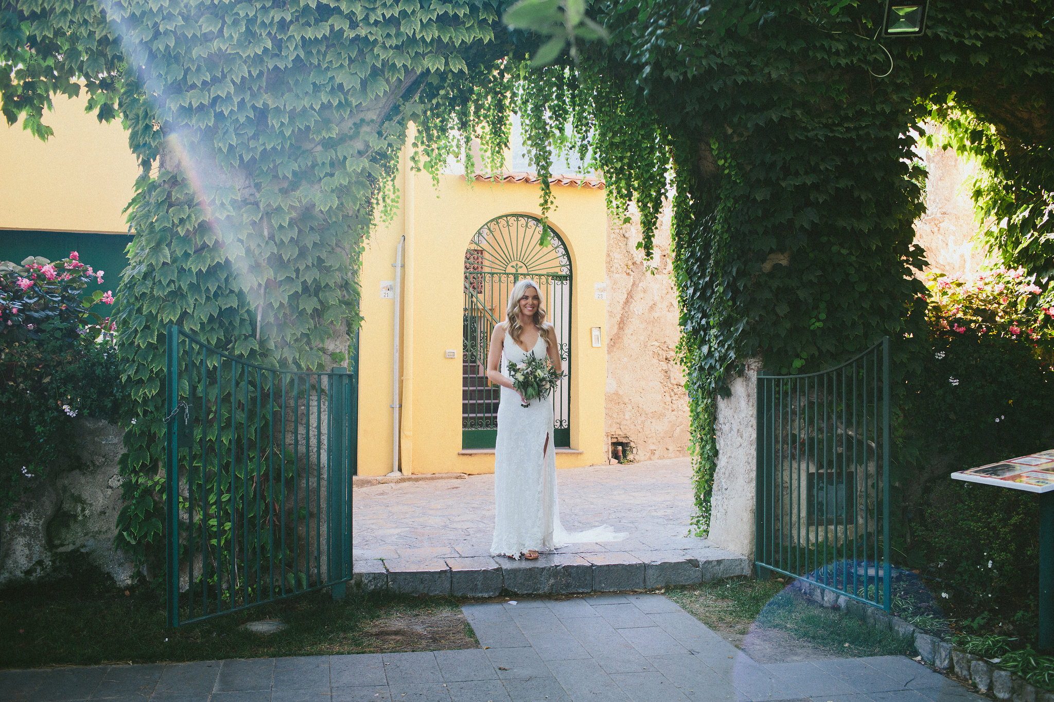 Stunning bride Ravello wedding