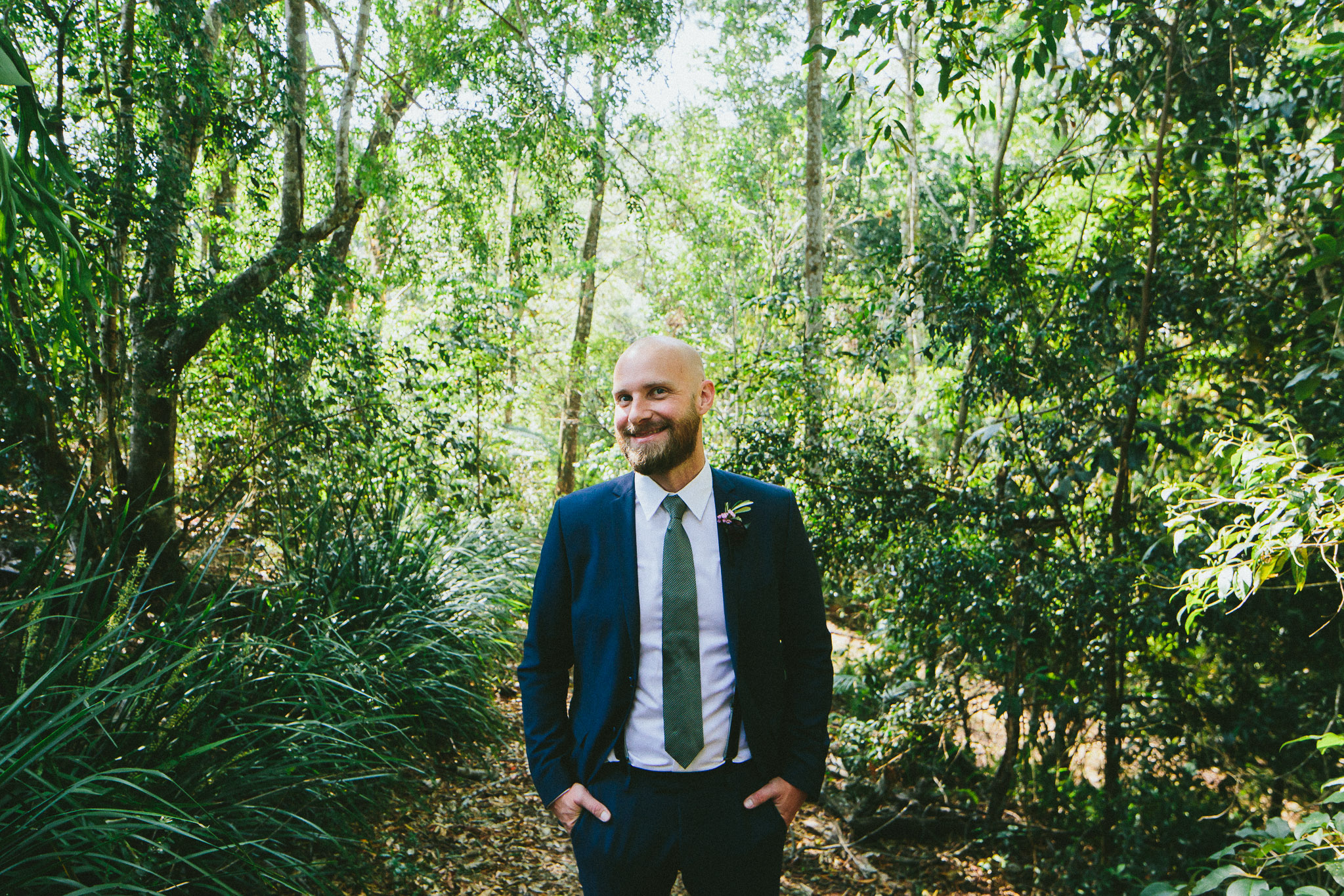 Sunshine Coast Australia Wedding groom portrait