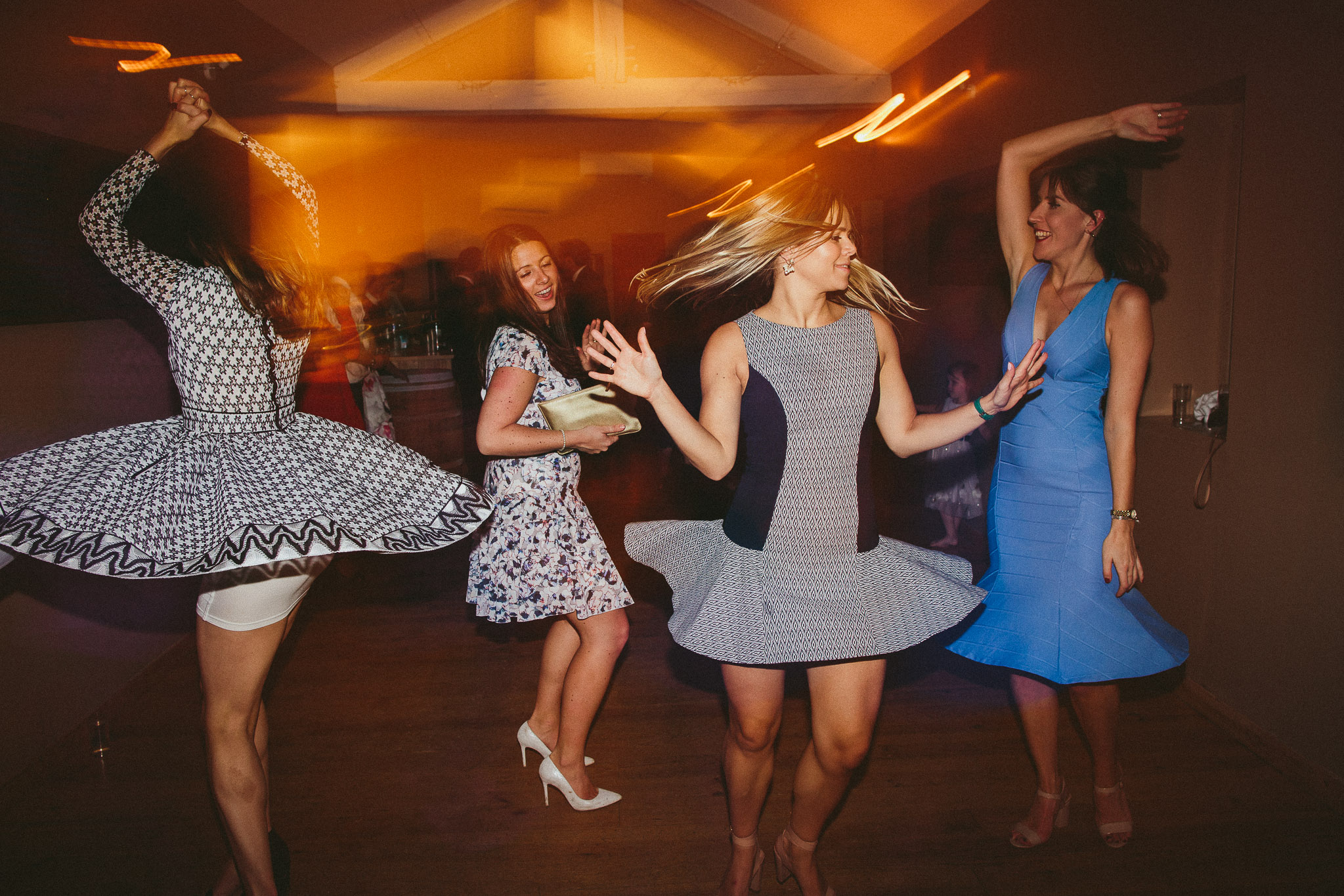 ladies rock 'n' roll on the dance floor
