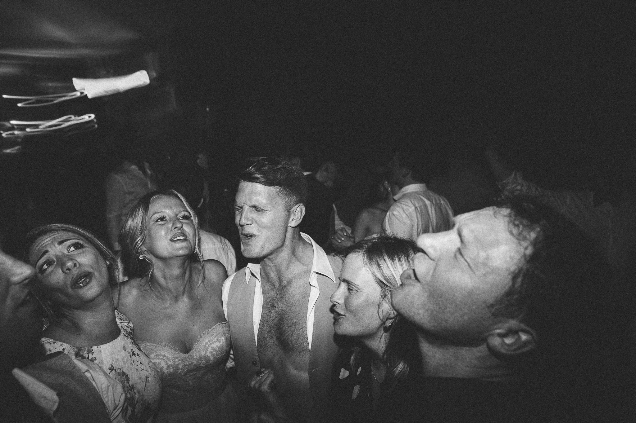 party time on the dance-floor