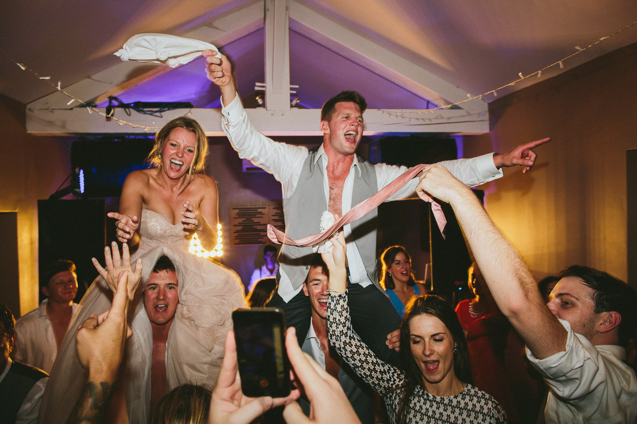 A french destination wedding party time on the dance floor