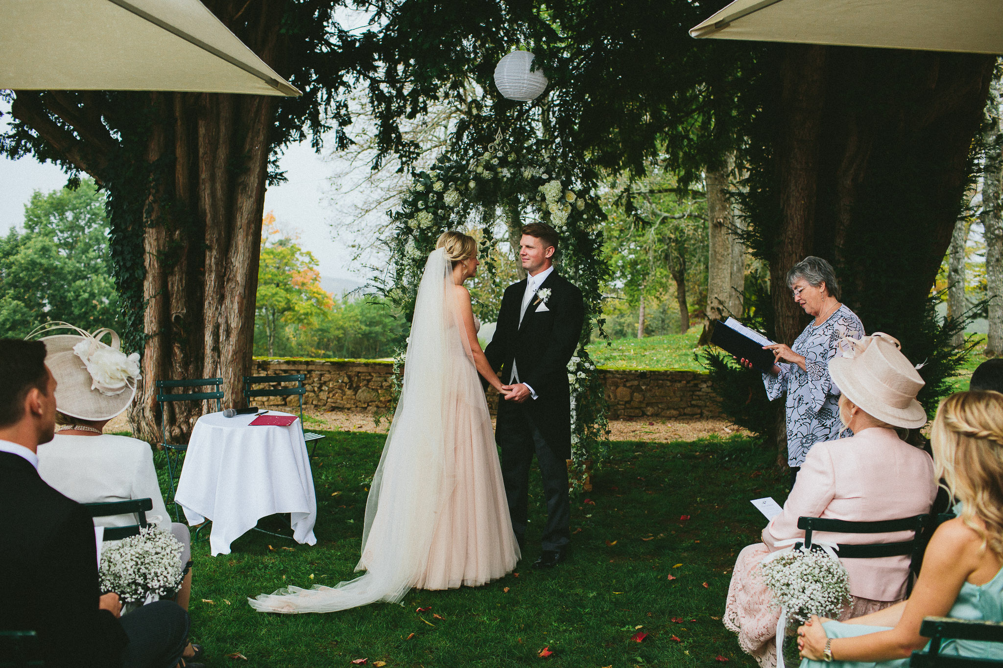 A french destination wedding ceremony
