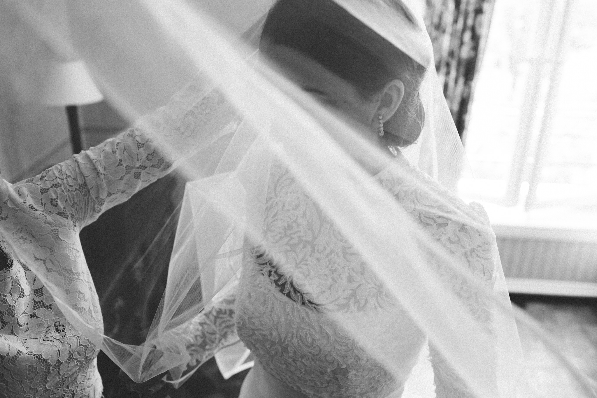 A Year's Journey Through Photography Bride and her wedding veil