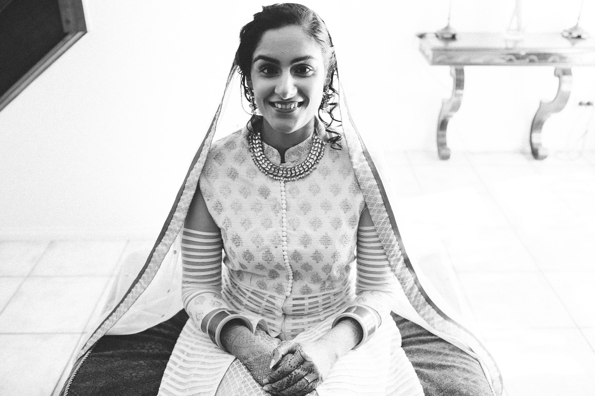 Indian bride ready for ceremony