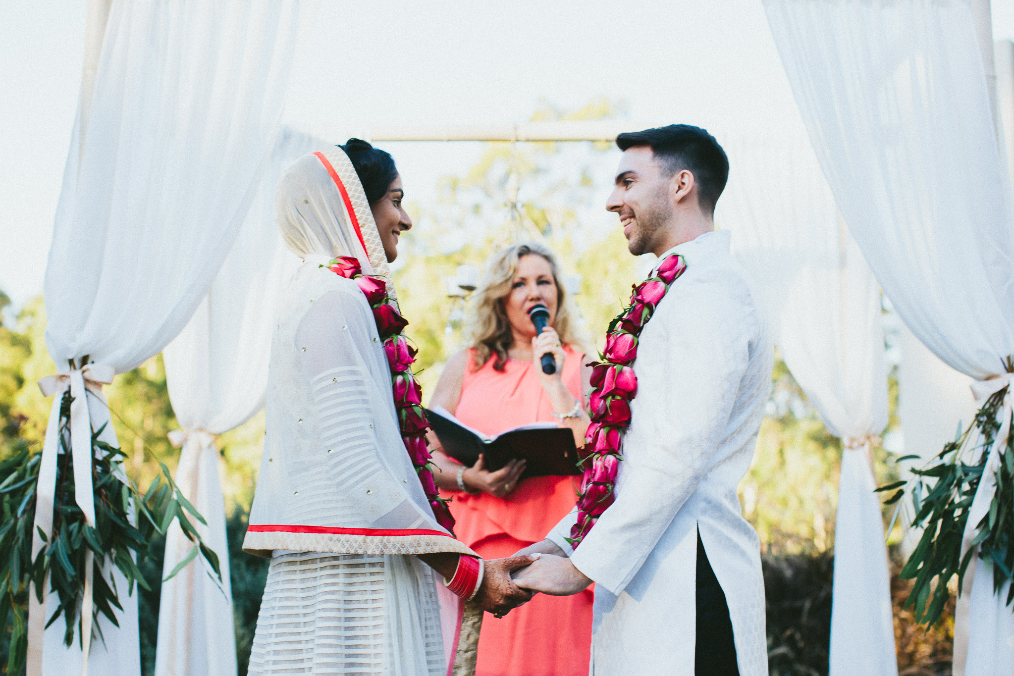 bride and groom Indian wedding ceremony