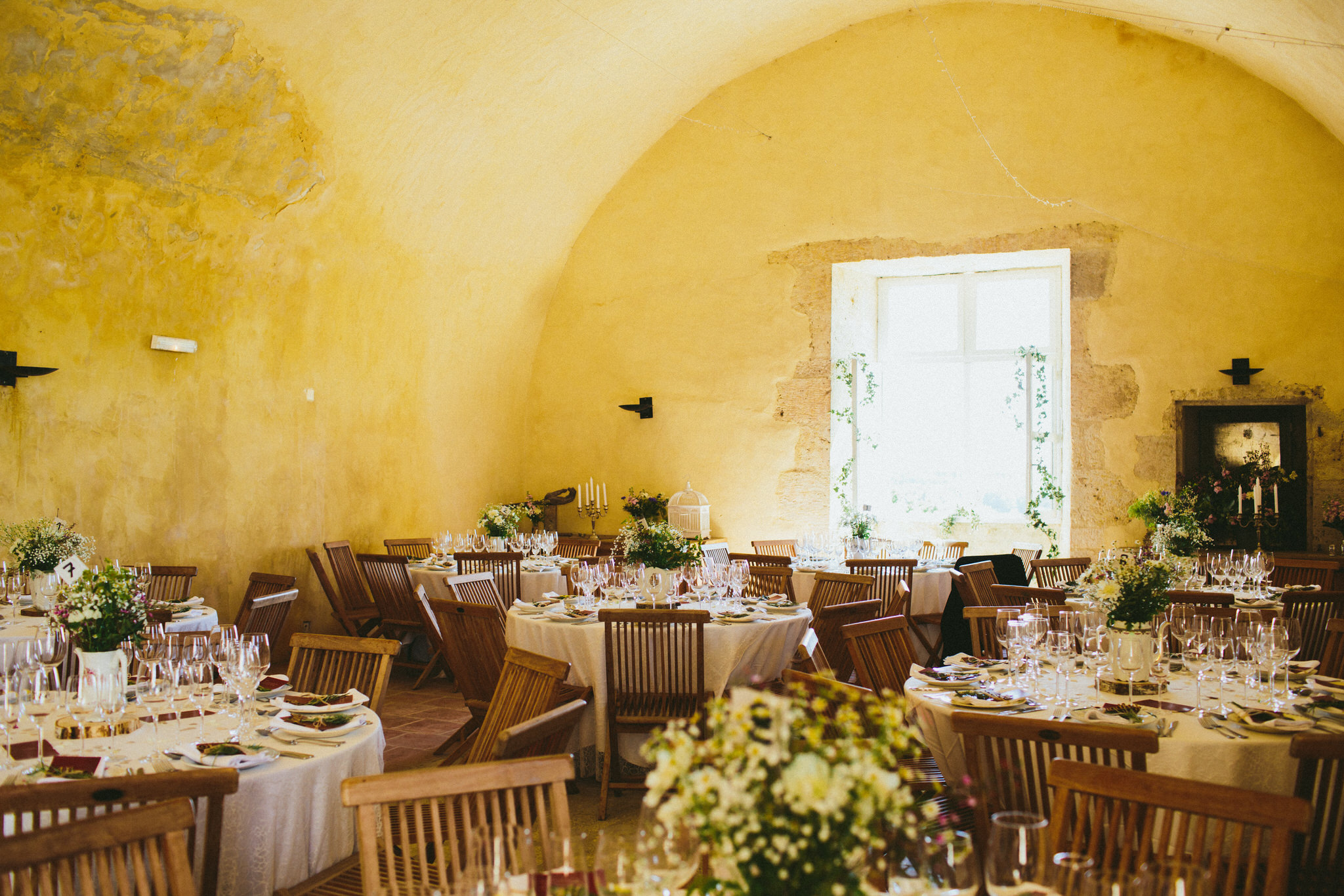 french destination wedding reception beautiful setup