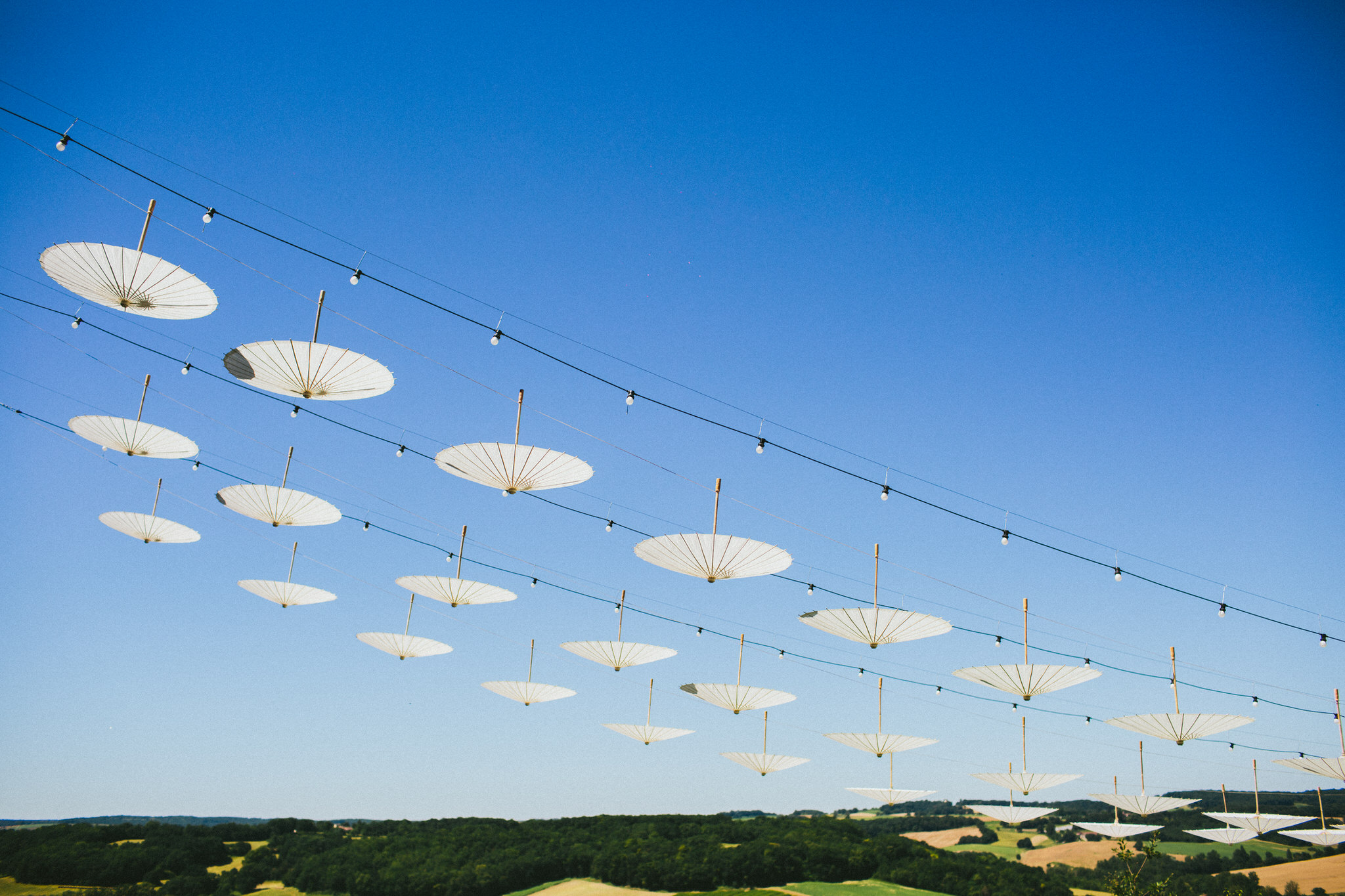 french wedding umbrella decorations