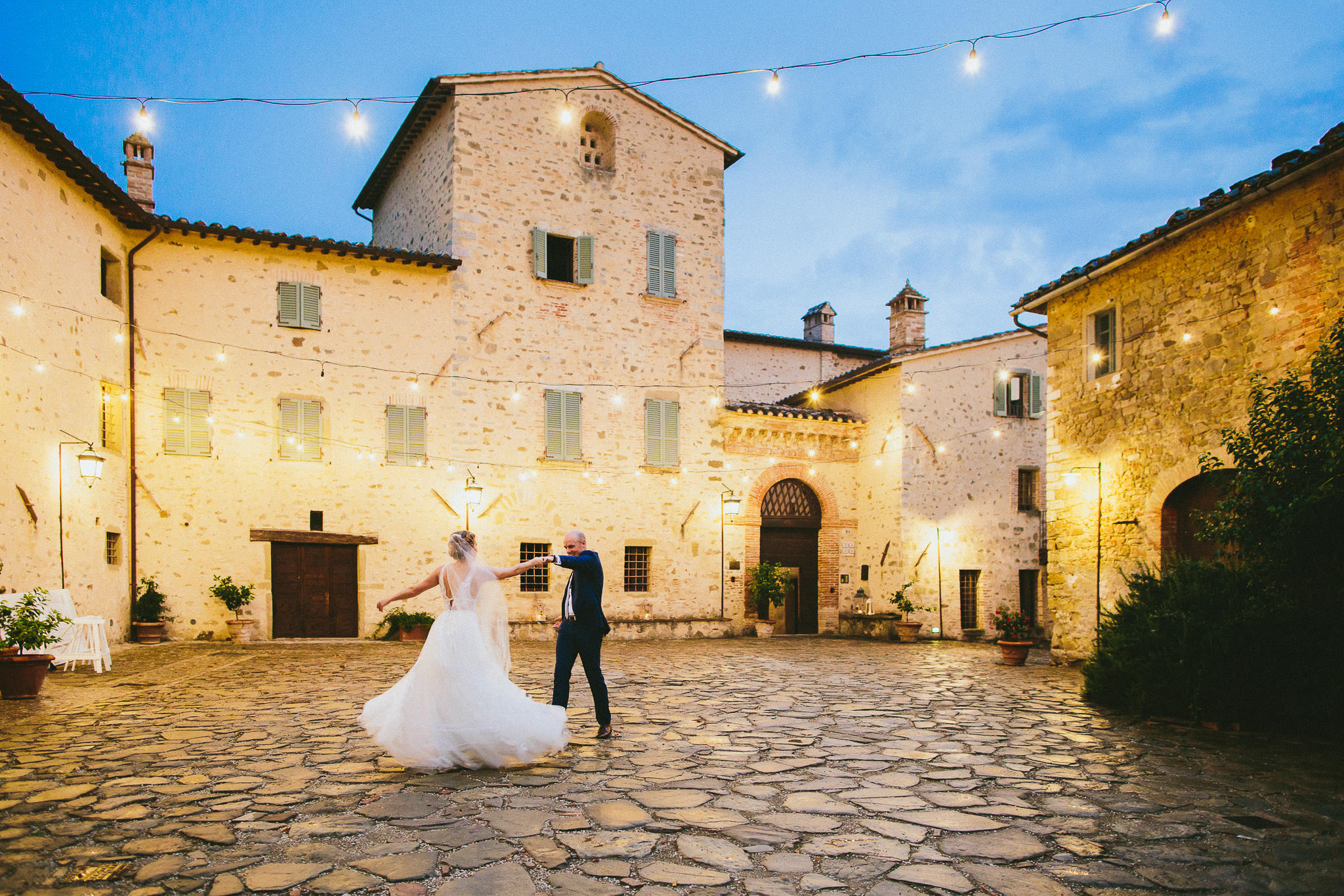 Perugia Italy wedding dancing 