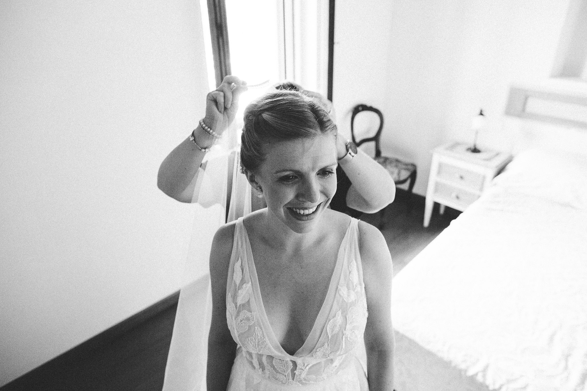 Perugia Italy wedding veil