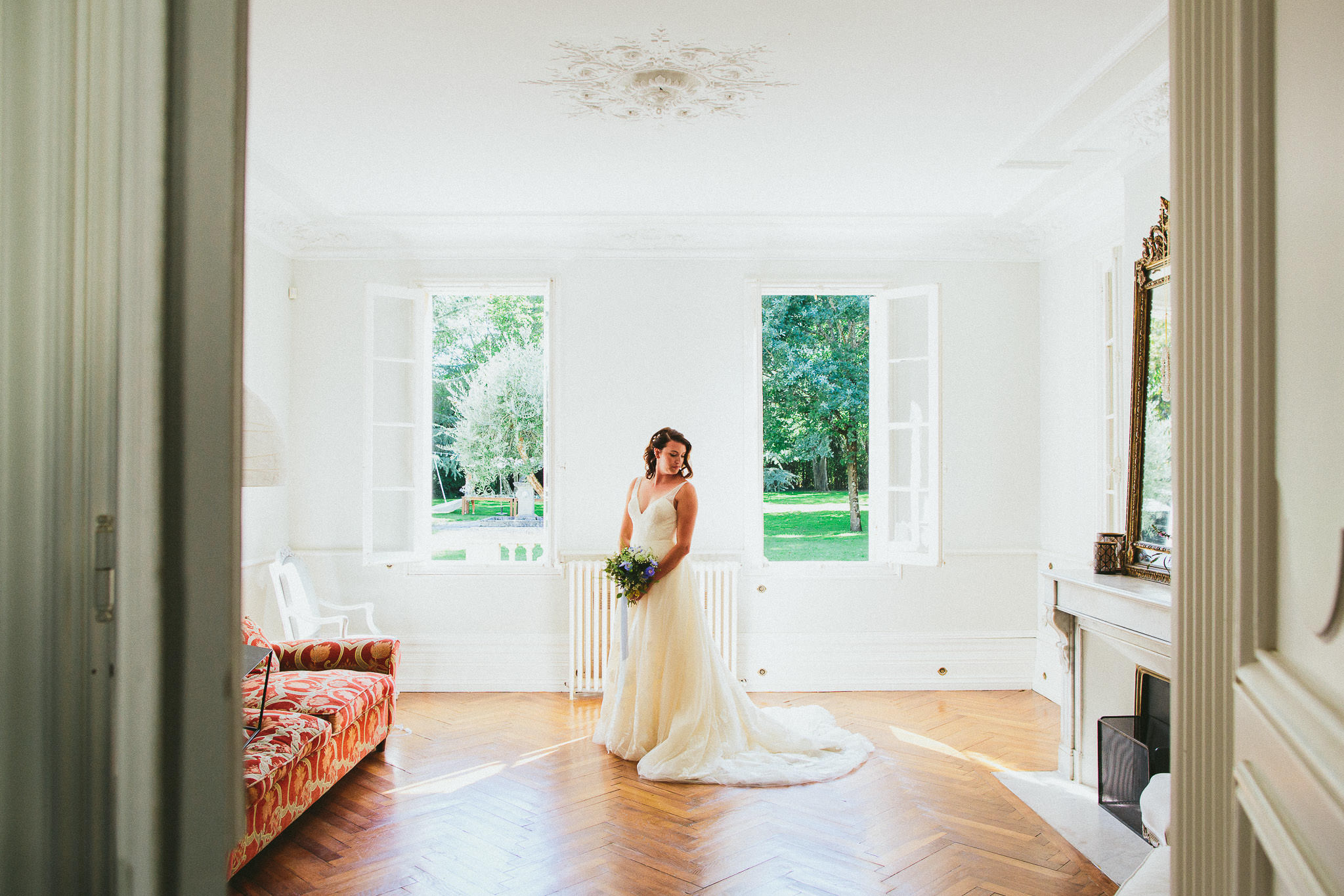 American destination wedding in France