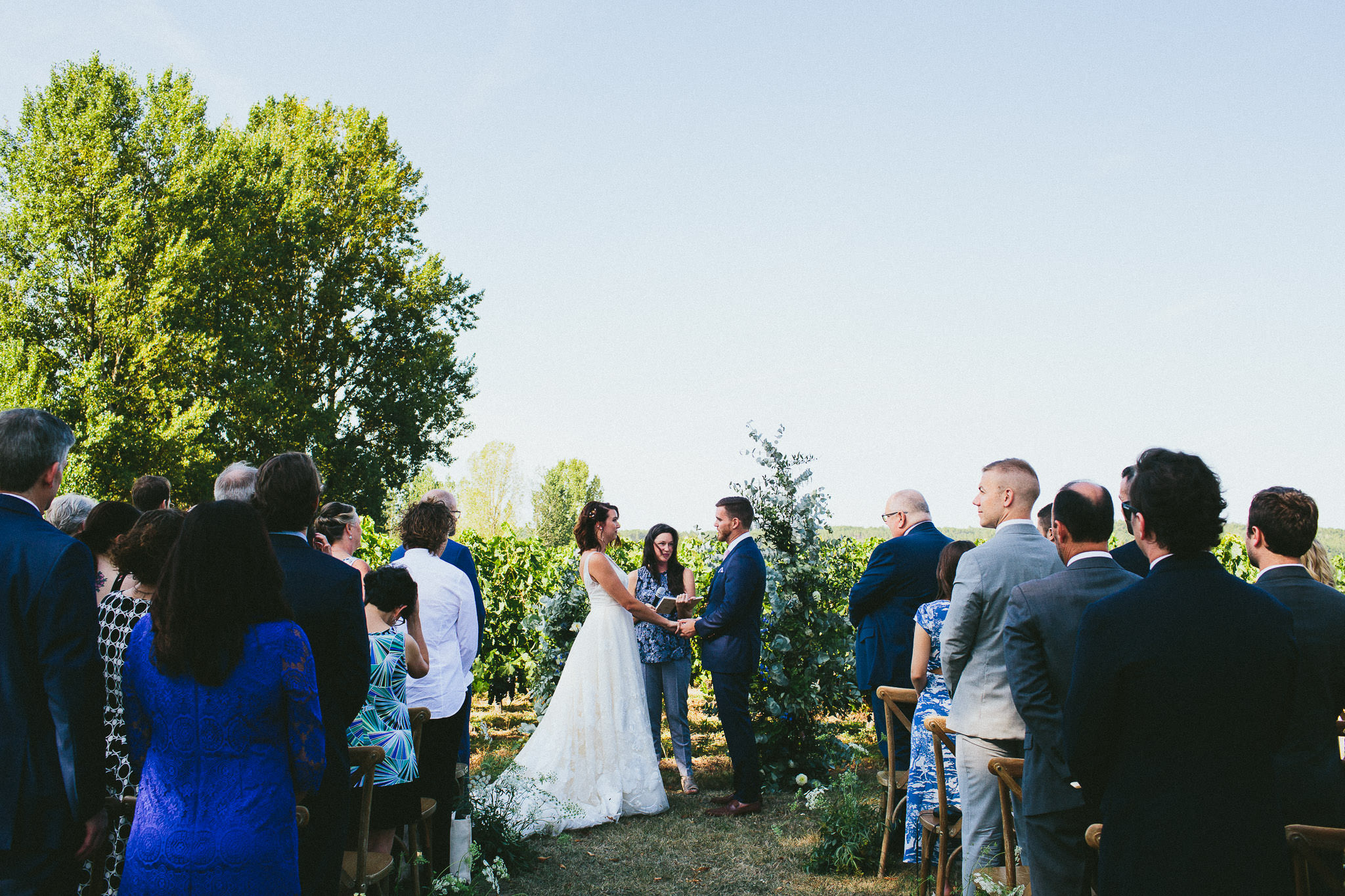 American destination wedding in France